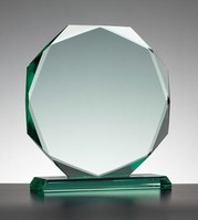 Jade Facet Round Award 18 cm