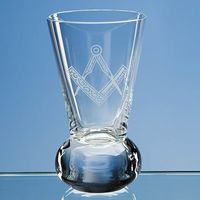 Personalised 100ml Handmade Crystal Firing Glass