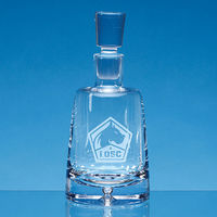 Personalised Square Bubble Base Decanter