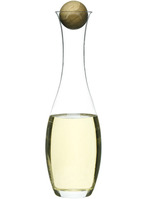 Personalised White Wine Carafe with Oak Stopper